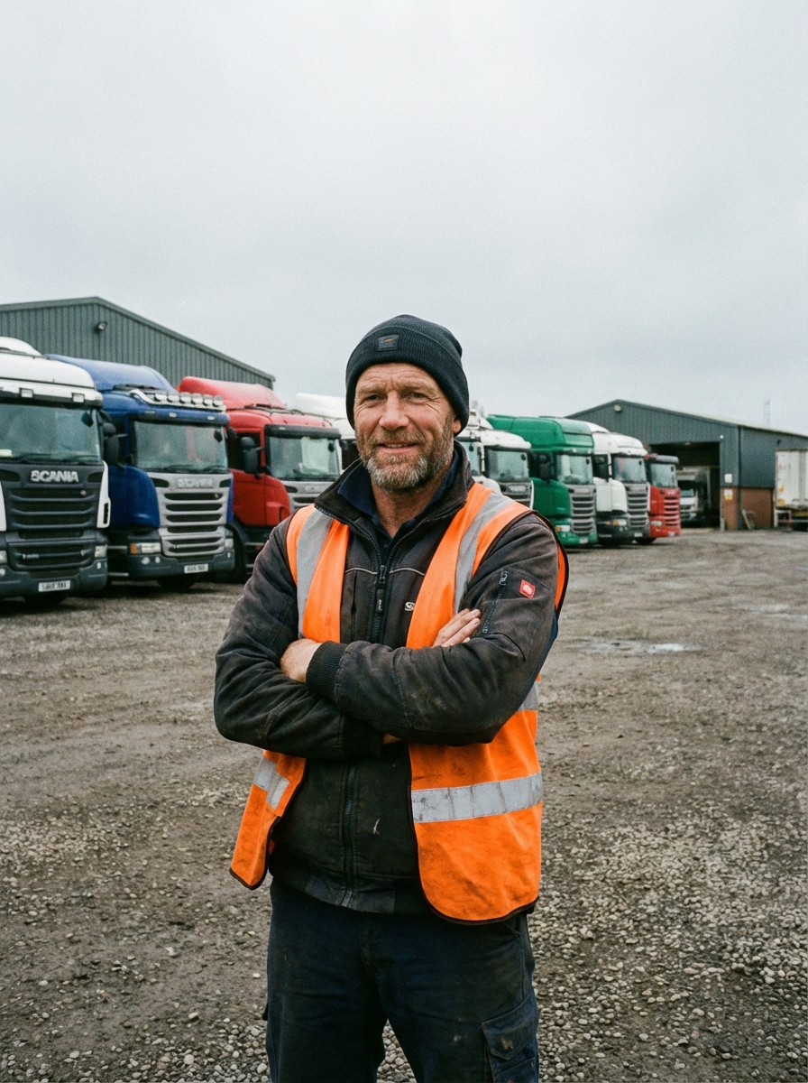 Daniel Kimmerle, Logistik und Fuhrpark